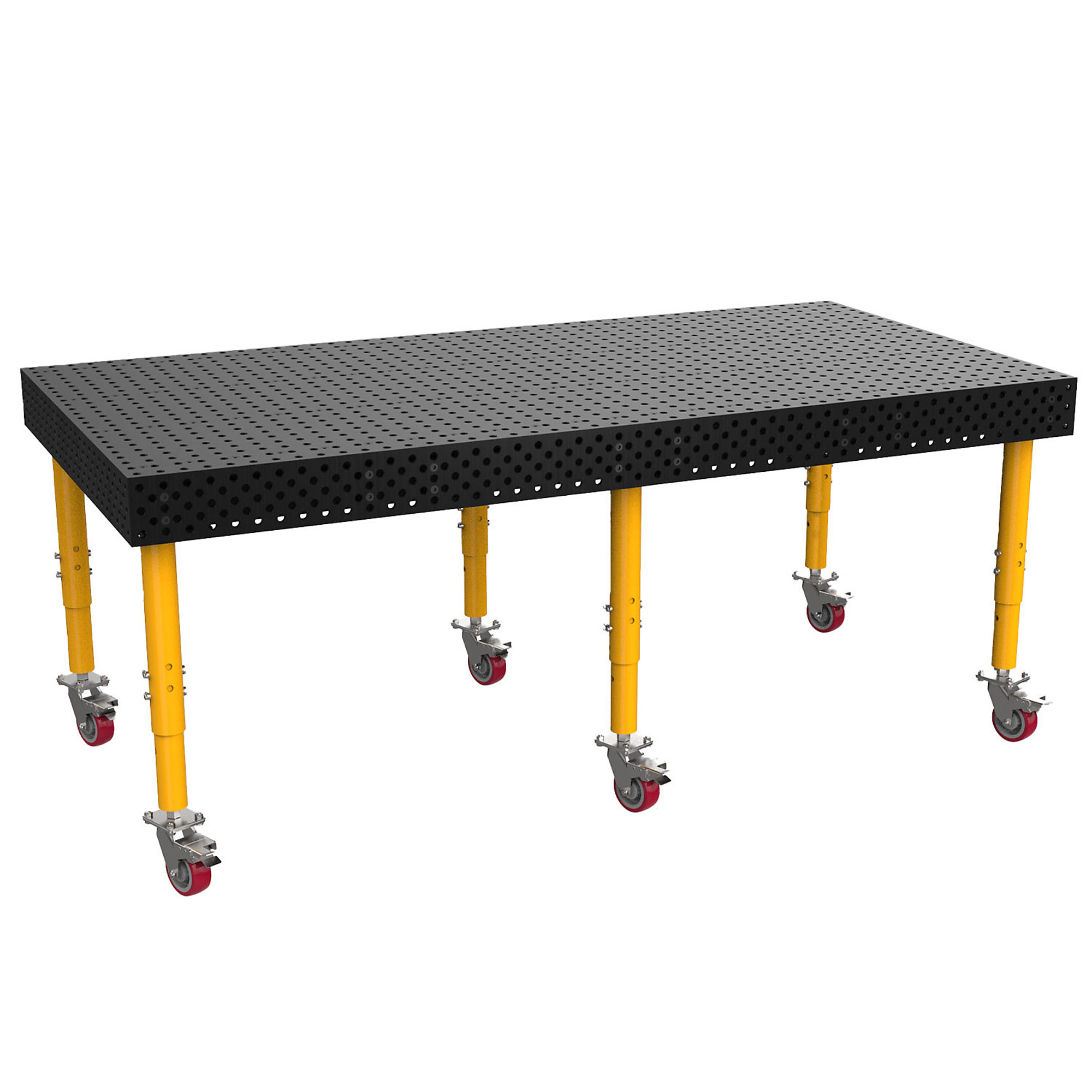 Strong Hand Tools Buildpro Welding Table, Capacity 650lb., 96in. x 48in., Model# TA5-9648Q-C1
